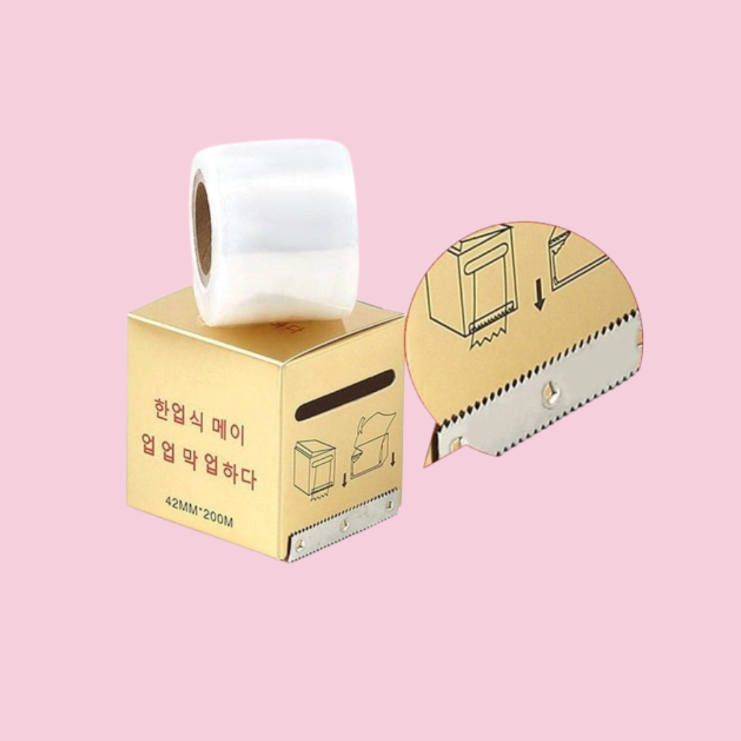 Eyebrow Cling film wrap