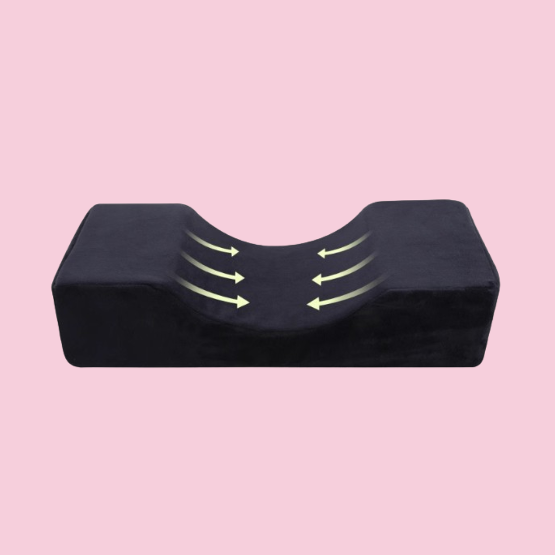 Memory foam lash pillow