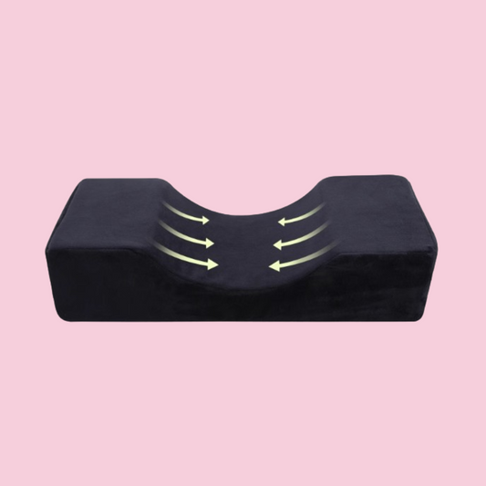 Memory foam lash pillow